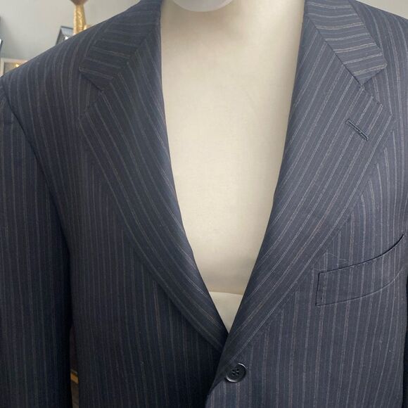 Canali  rayon  cupro Bemberg 💯 Wool suit Jacket - Picture 1 of 7